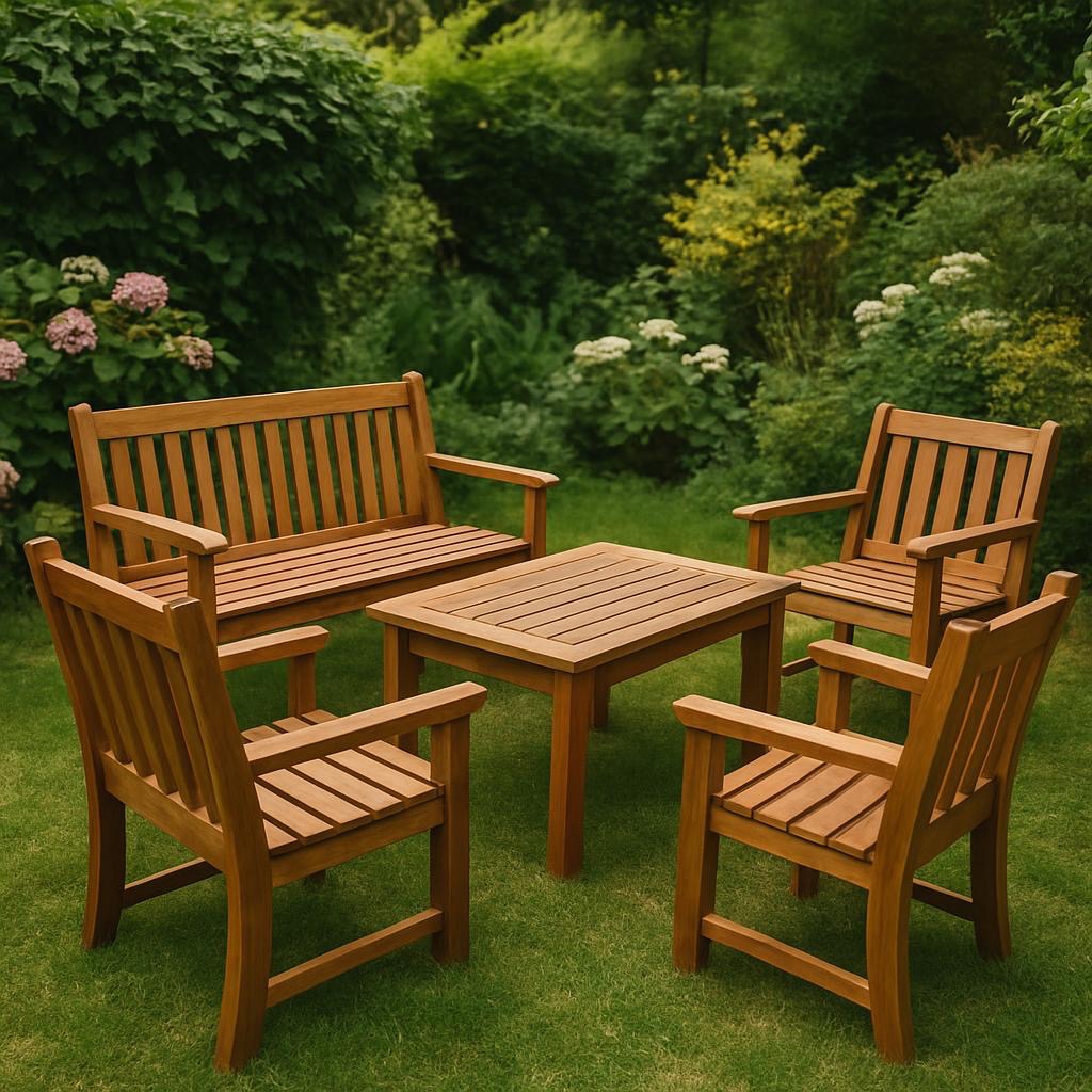 Os melhores materiais para móveis de jardim